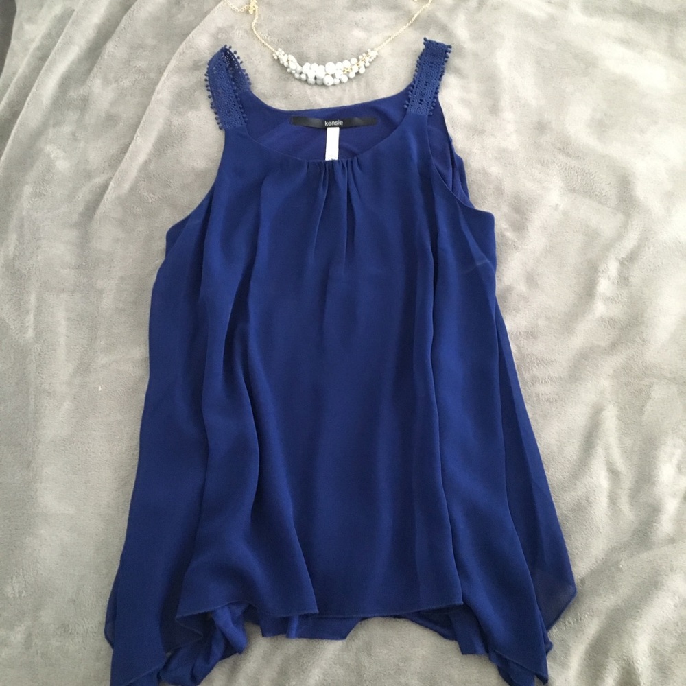 Navy blue Kenzie tank top